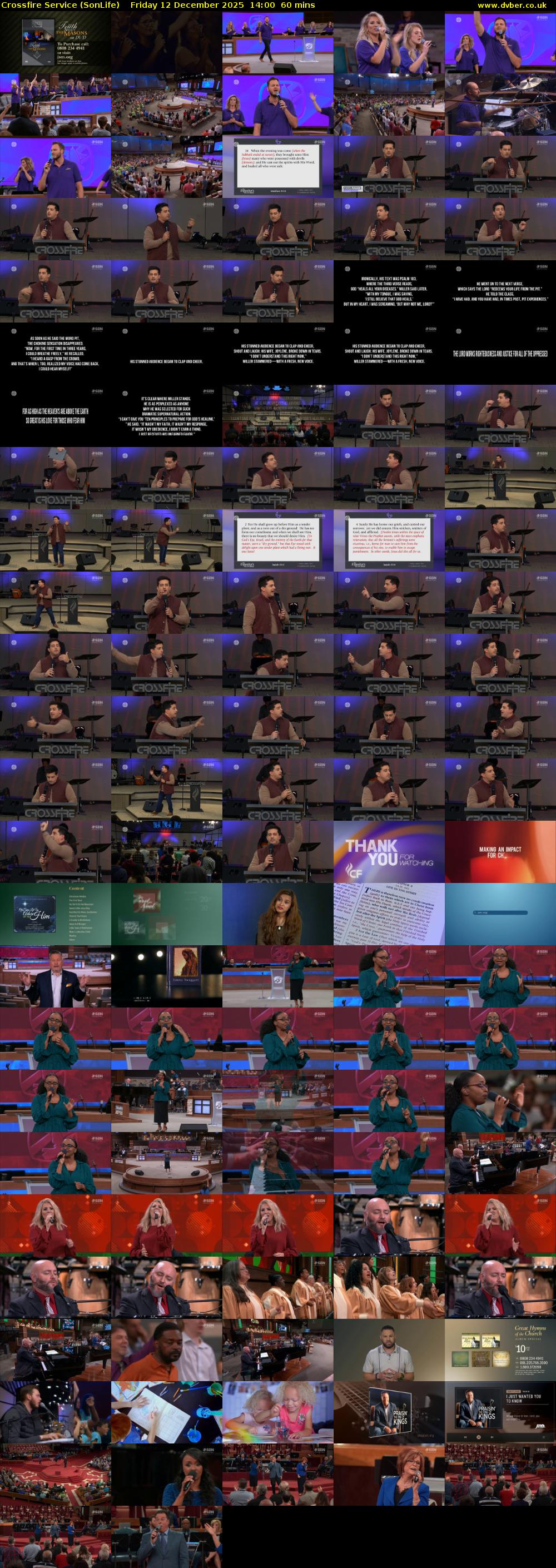 Crossfire Service (SonLife) Friday 12 December 2025 14:00 - 15:00