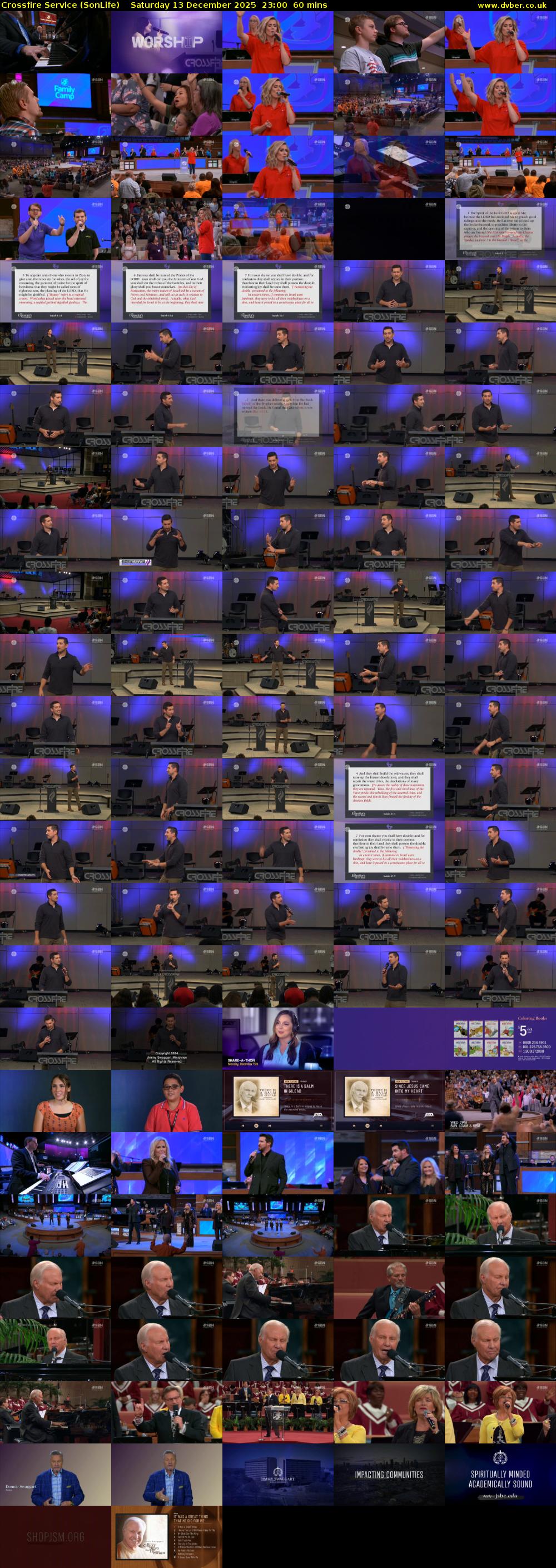 Crossfire Service (SonLife) Saturday 13 December 2025 23:00 - 00:00