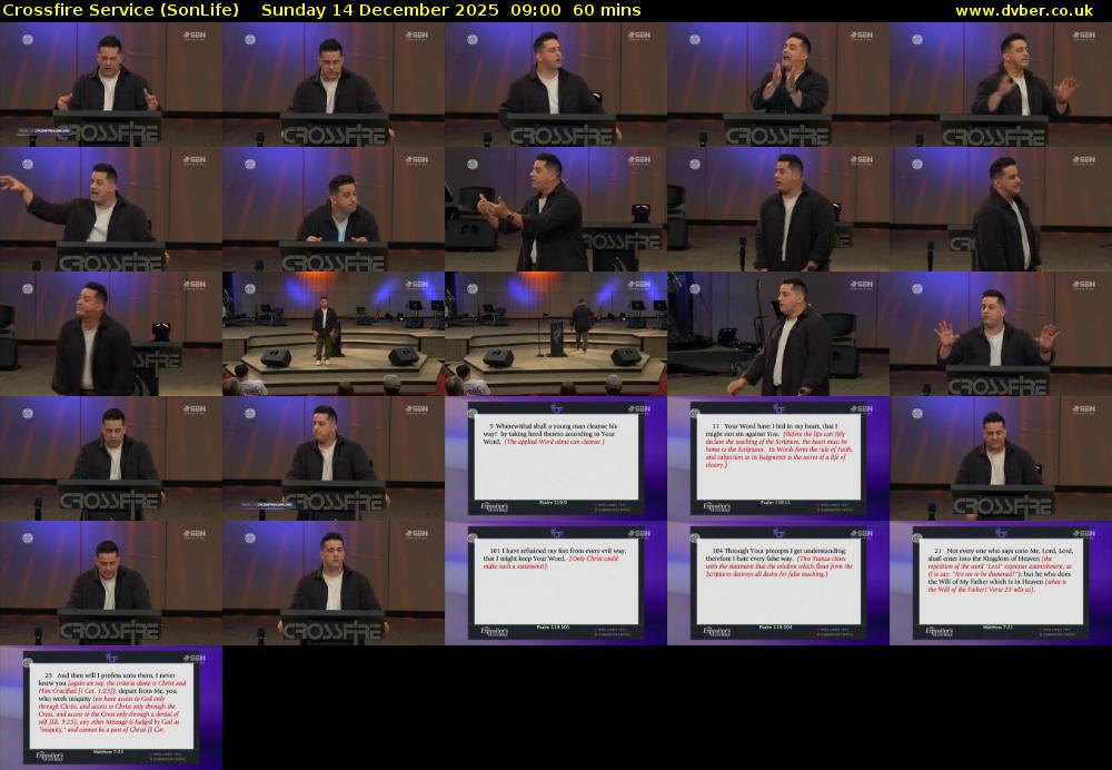 Crossfire Service (SonLife) Sunday 14 December 2025 09:00 - 10:00