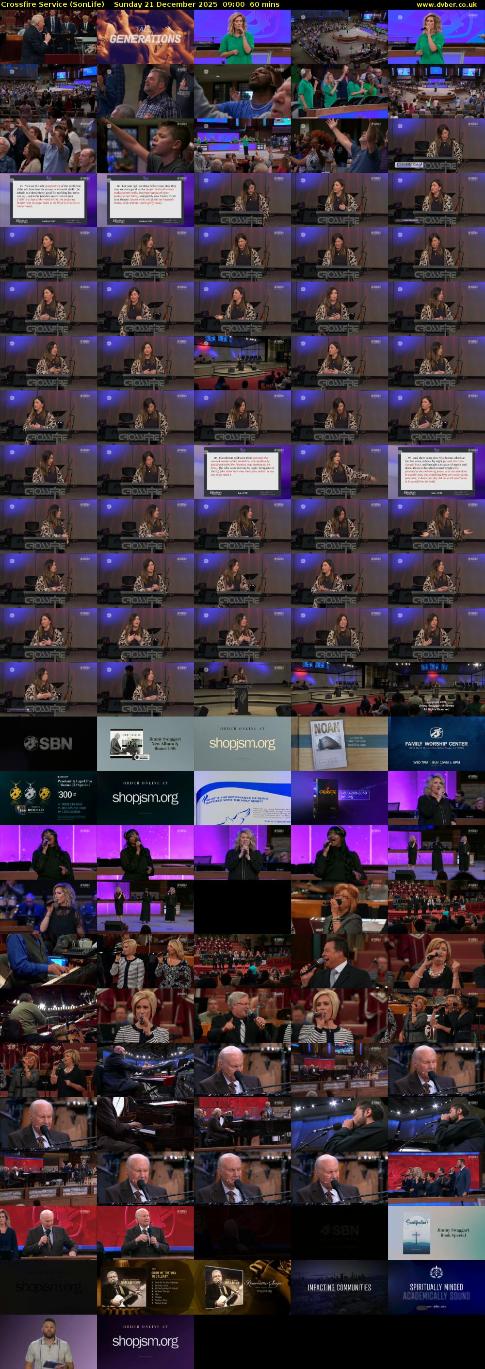 Crossfire Service (SonLife) Sunday 21 December 2025 09:00 - 10:00