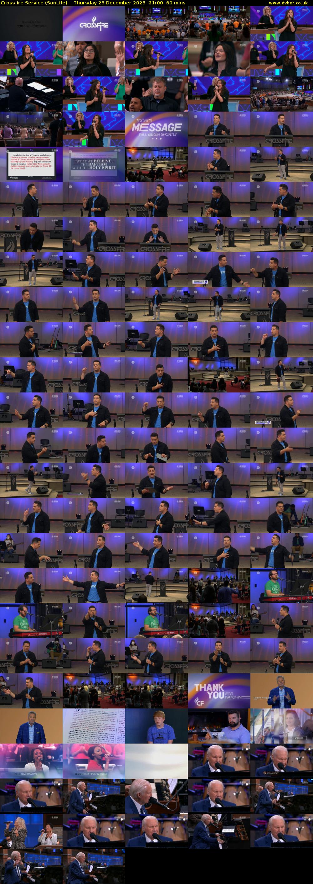 Crossfire Service (SonLife) Thursday 25 December 2025 21:00 - 22:00