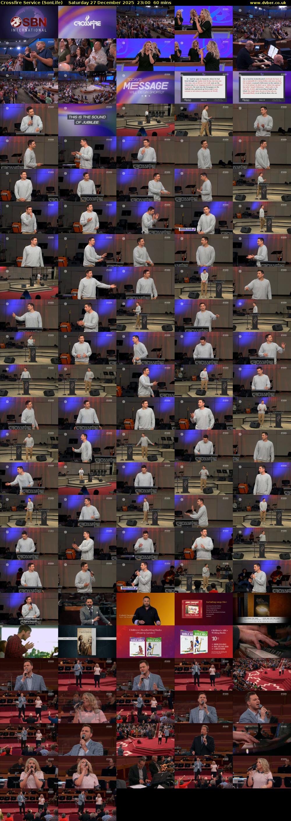 Crossfire Service (SonLife) Saturday 27 December 2025 23:00 - 00:00