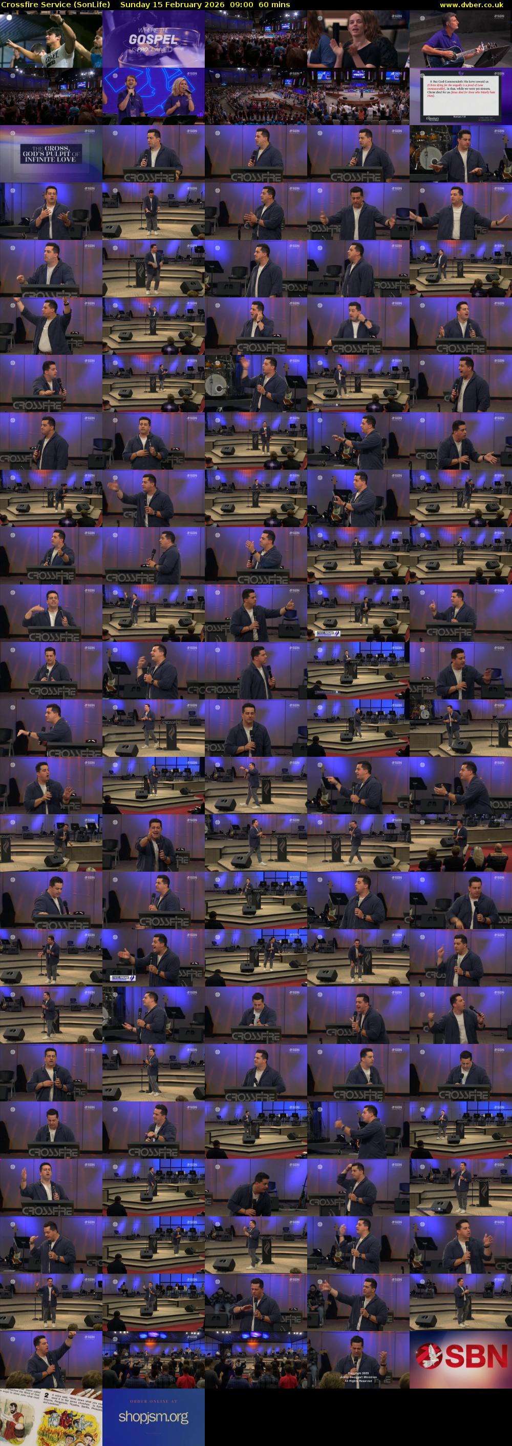 Crossfire Service (SonLife) Sunday 15 February 2026 09:00 - 10:00