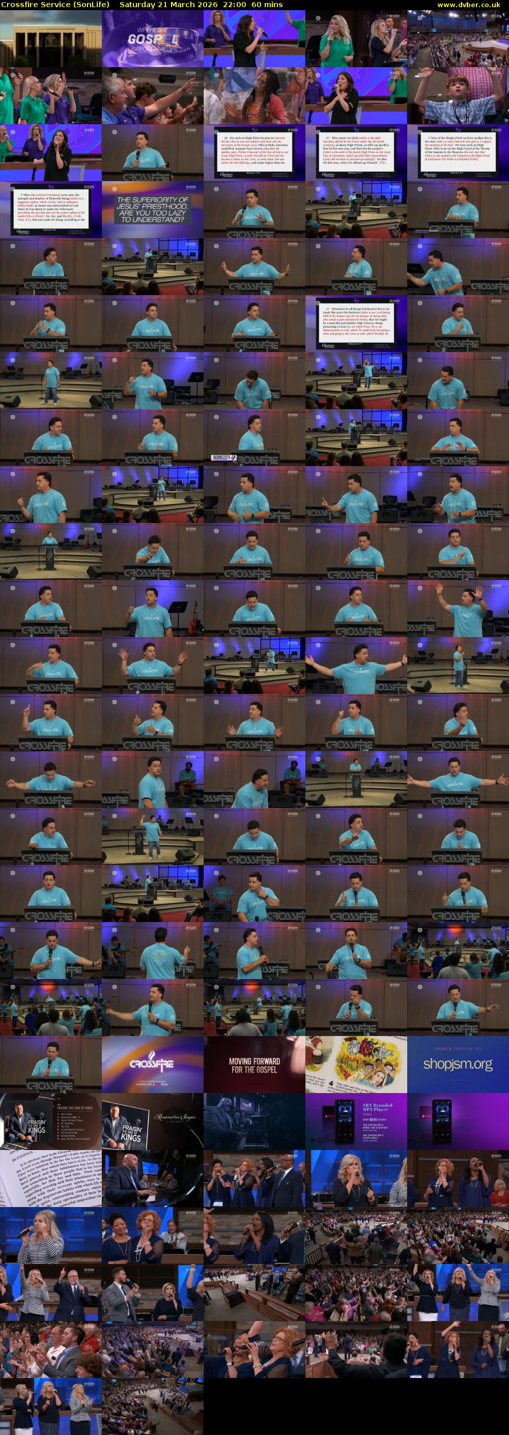 Crossfire Service (SonLife) Saturday 21 March 2026 22:00 - 23:00