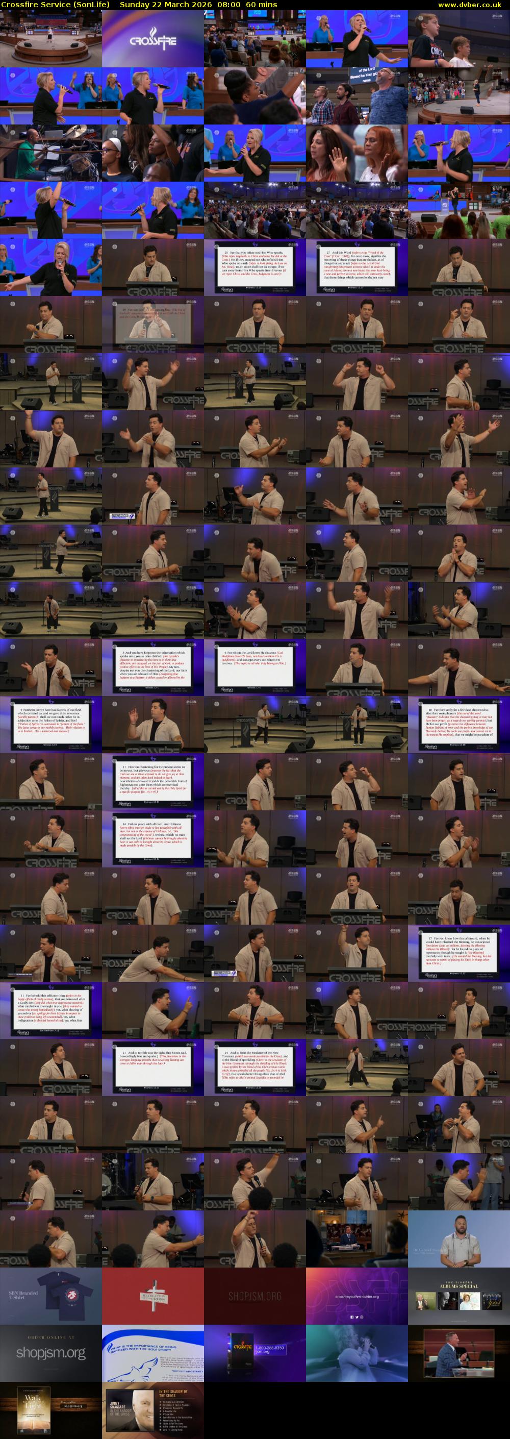 Crossfire Service (SonLife) Sunday 22 March 2026 08:00 - 09:00