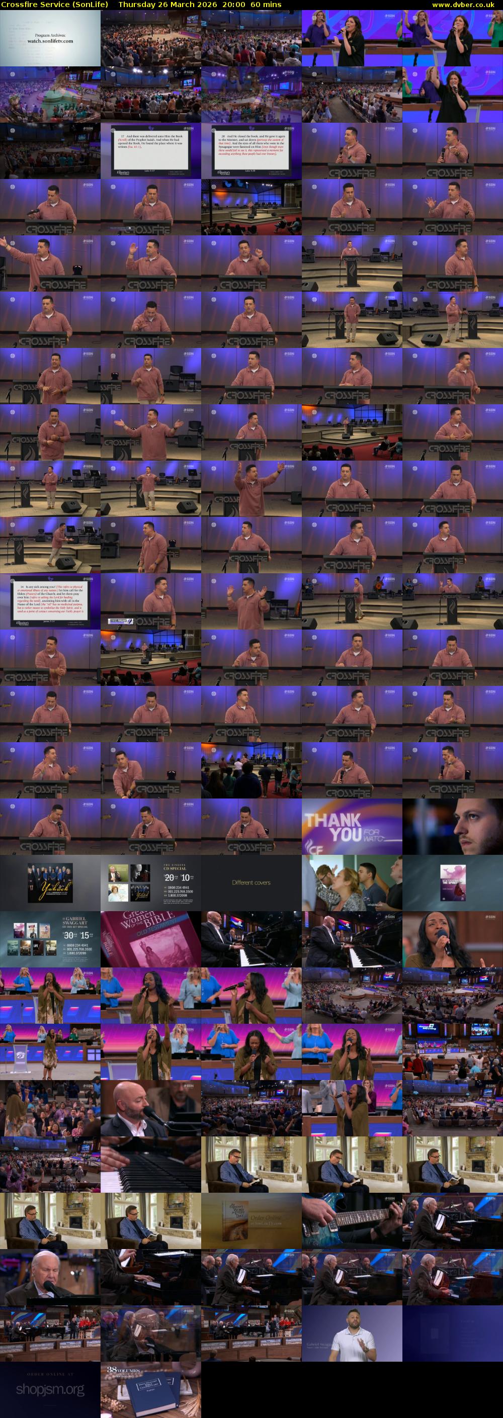 Crossfire Service (SonLife) Thursday 26 March 2026 20:00 - 21:00