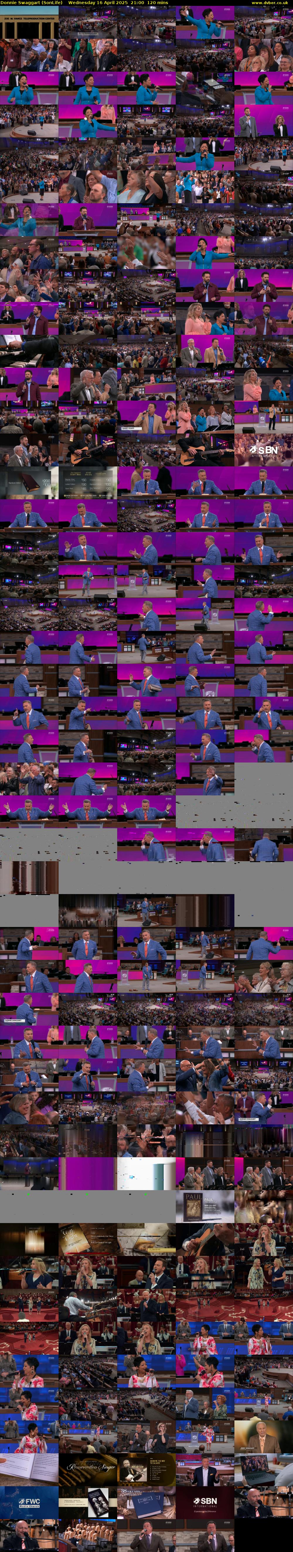 Donnie Swaggart (SonLife) Wednesday 16 April 2025 21:00 - 23:00