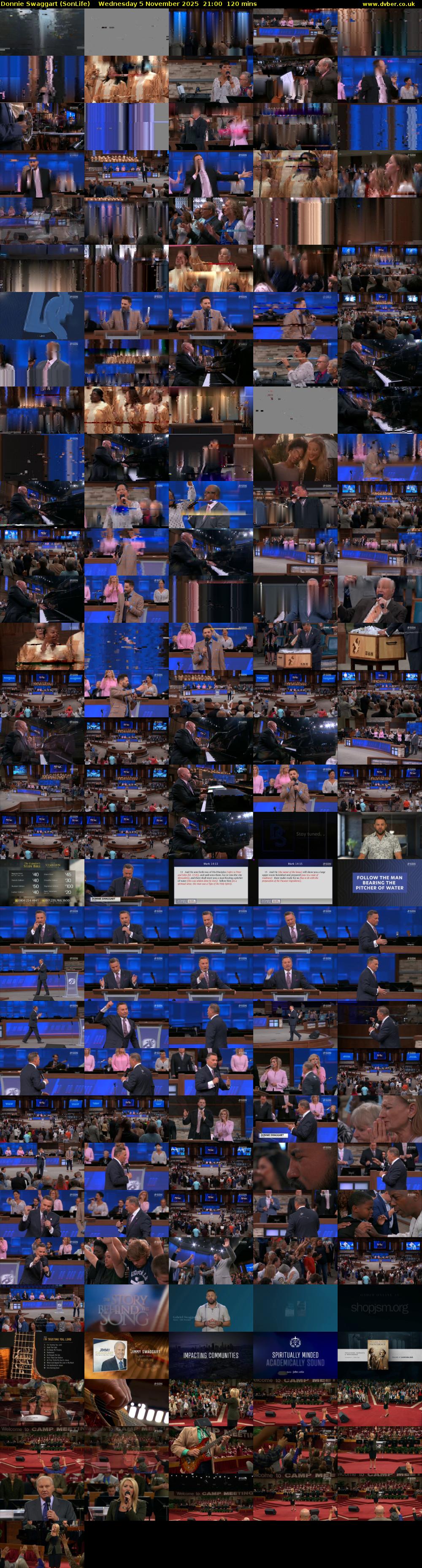 Donnie Swaggart (SonLife) Wednesday 5 November 2025 21:00 - 23:00