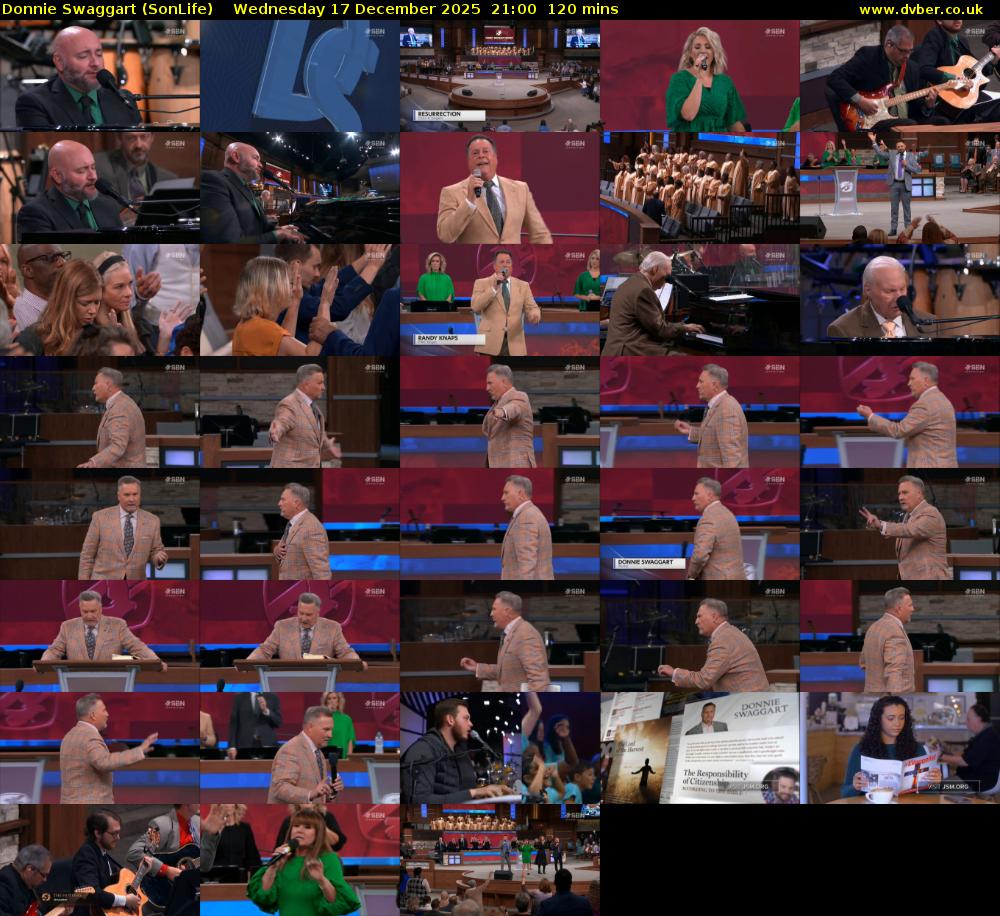 Donnie Swaggart (SonLife) Wednesday 17 December 2025 21:00 - 23:00