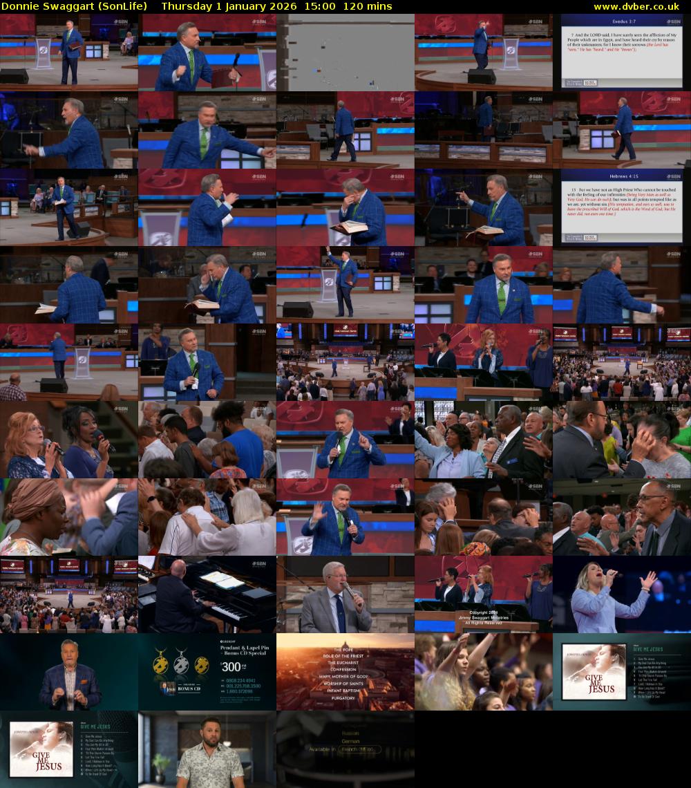 Donnie Swaggart (SonLife) Thursday 1 January 2026 15:00 - 17:00