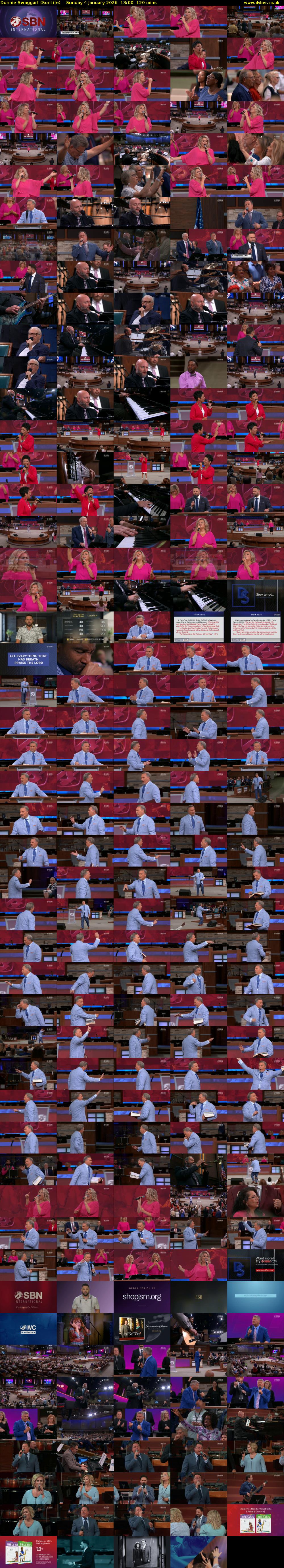 Donnie Swaggart (SonLife) Sunday 4 January 2026 13:00 - 15:00