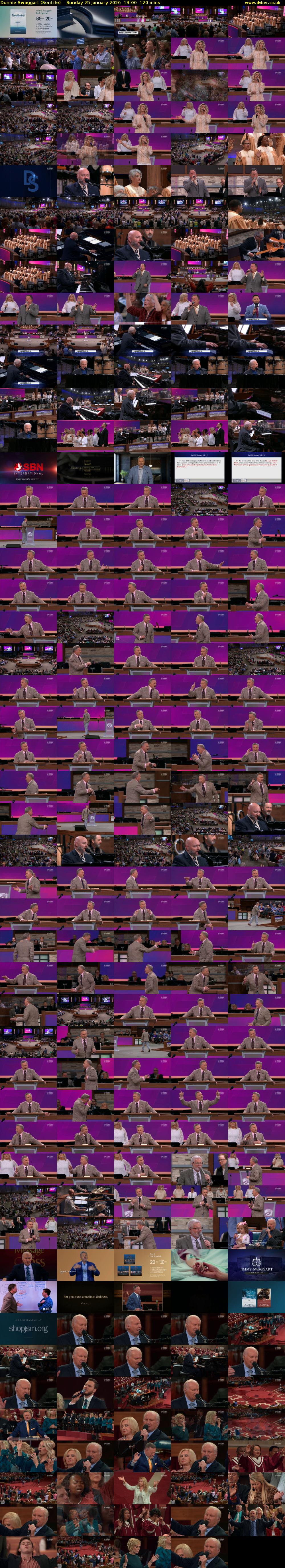 Donnie Swaggart (SonLife) Sunday 25 January 2026 13:00 - 15:00