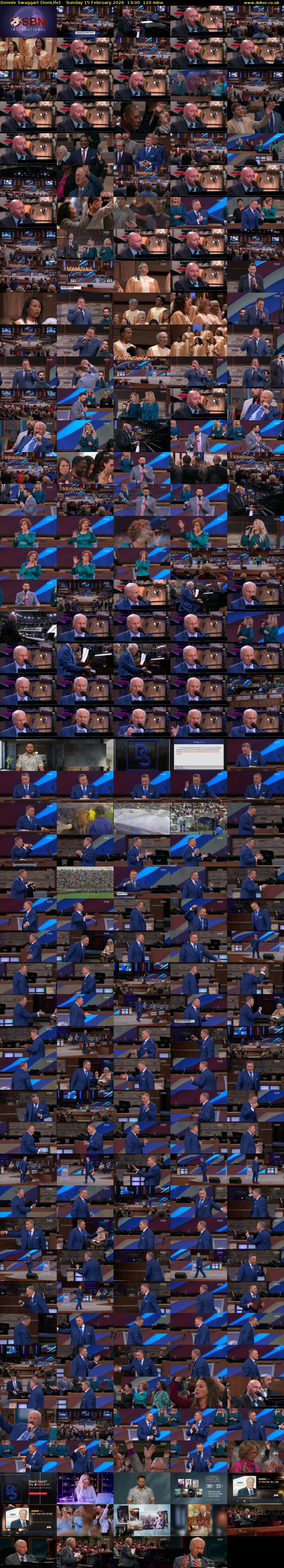 Donnie Swaggart (SonLife) Sunday 15 February 2026 13:00 - 15:00