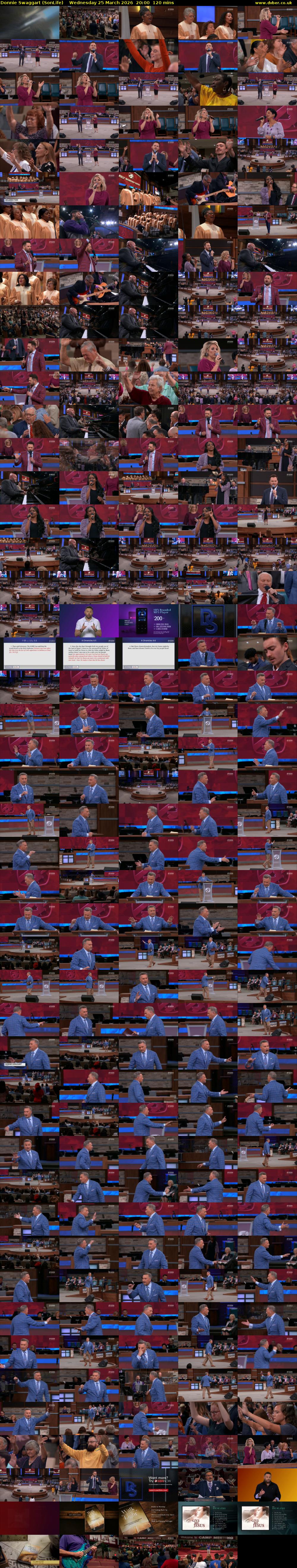 Donnie Swaggart (SonLife) Wednesday 25 March 2026 20:00 - 22:00