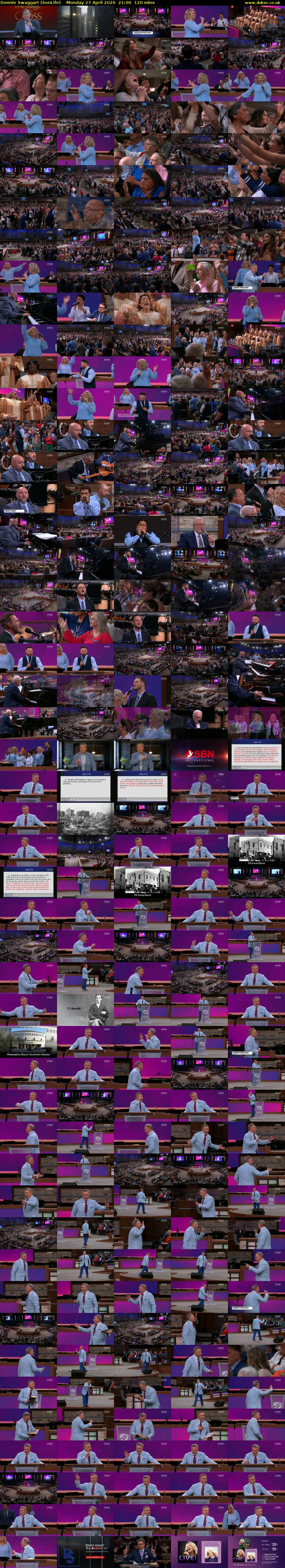 Donnie Swaggart (SonLife) Monday 27 April 2026 21:00 - 23:00