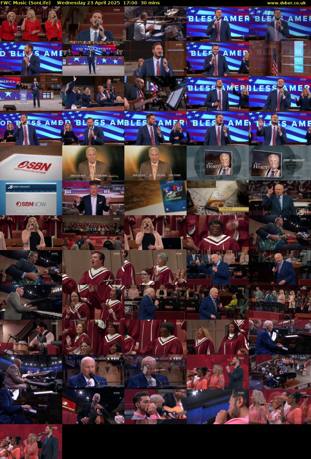 FWC Music (SonLife) Wednesday 23 April 2025 17:00 - 17:30