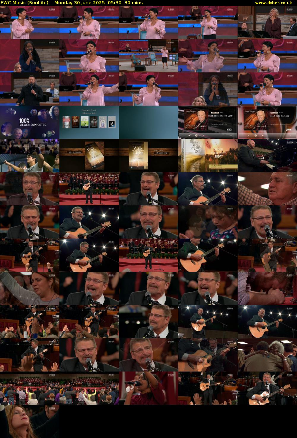FWC Music (SonLife) Monday 30 June 2025 05:30 - 06:00