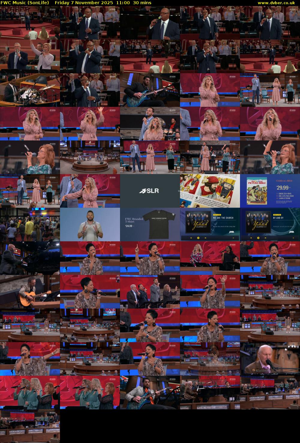 FWC Music (SonLife) Friday 7 November 2025 11:00 - 11:30