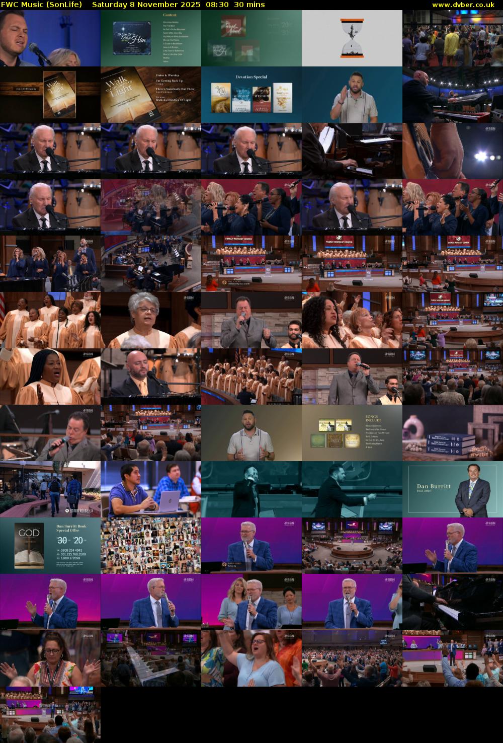 FWC Music (SonLife) Saturday 8 November 2025 08:30 - 09:00