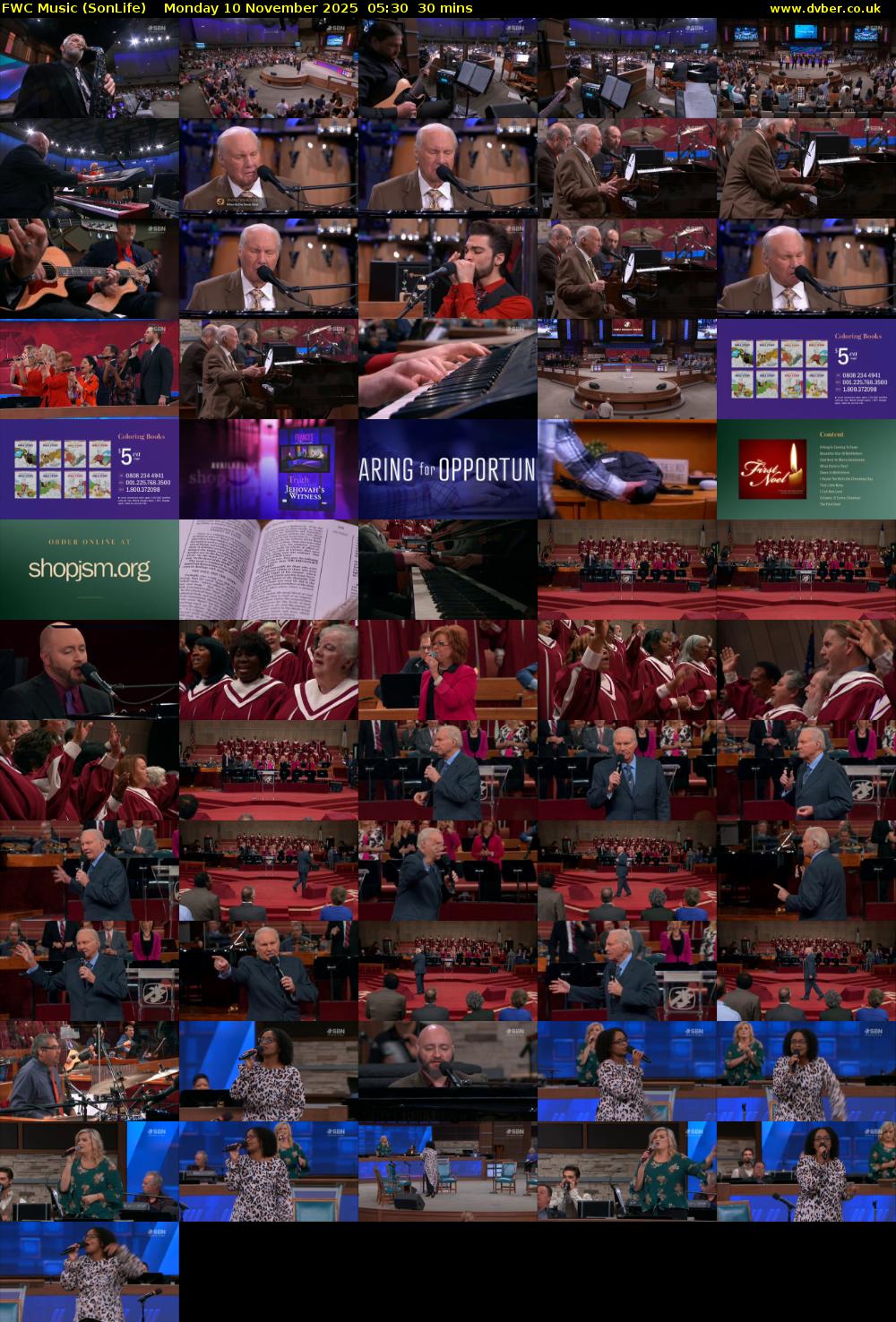 FWC Music (SonLife) Monday 10 November 2025 05:30 - 06:00