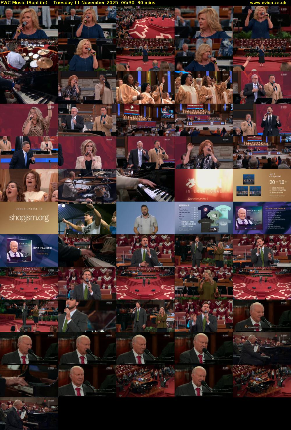 FWC Music (SonLife) Tuesday 11 November 2025 06:30 - 07:00