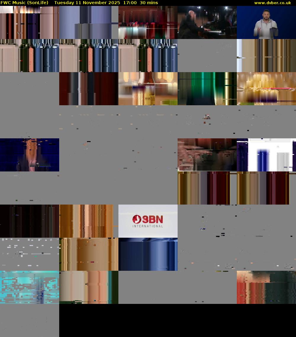 FWC Music (SonLife) Tuesday 11 November 2025 17:00 - 17:30