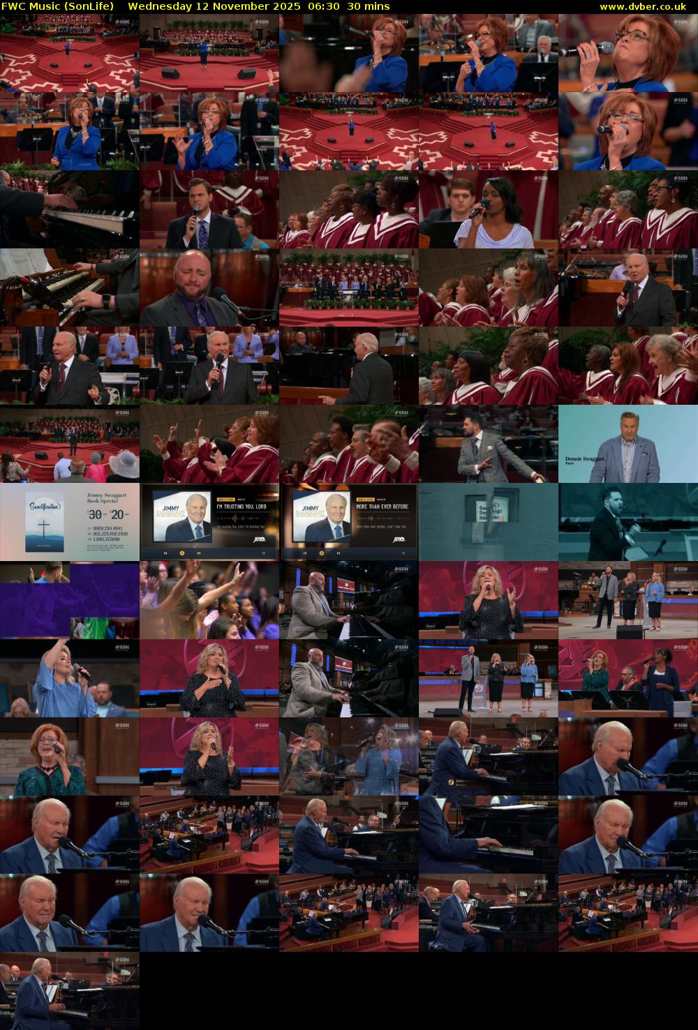 FWC Music (SonLife) Wednesday 12 November 2025 06:30 - 07:00