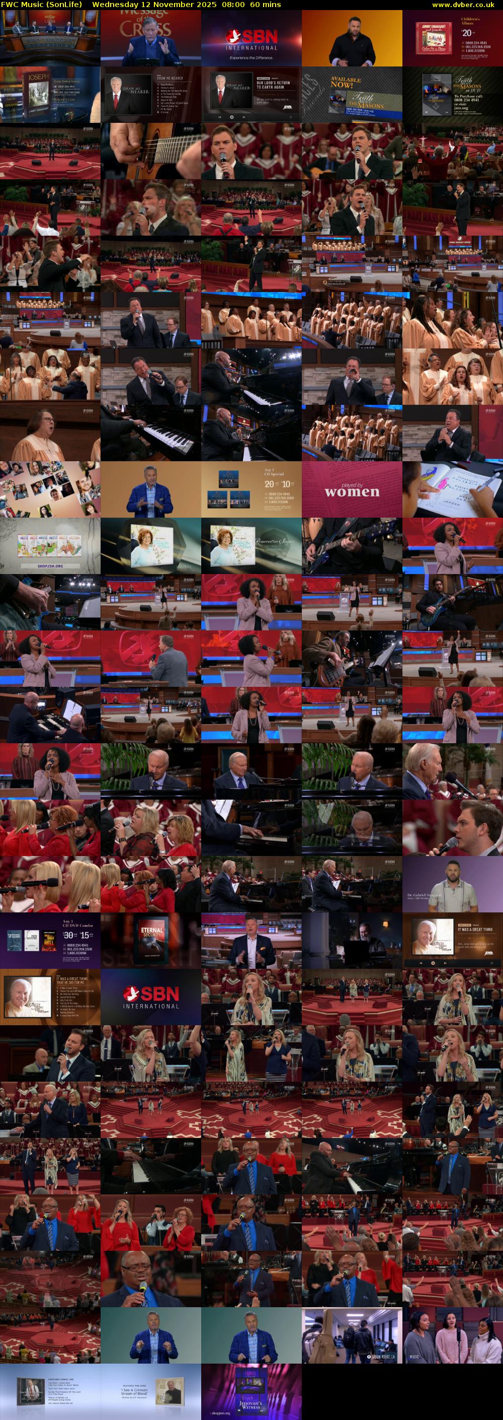 FWC Music (SonLife) Wednesday 12 November 2025 08:00 - 09:00