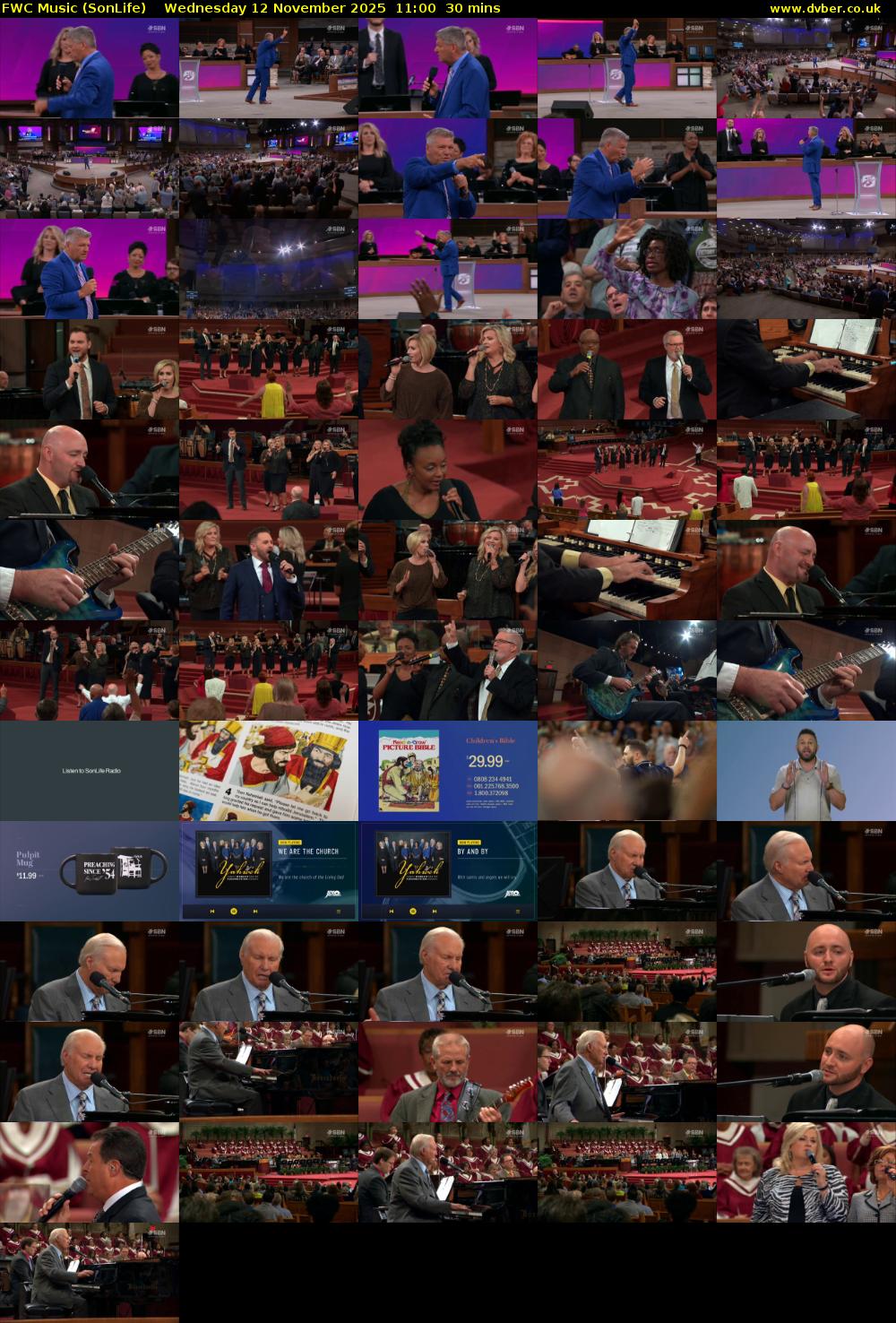 FWC Music (SonLife) Wednesday 12 November 2025 11:00 - 11:30