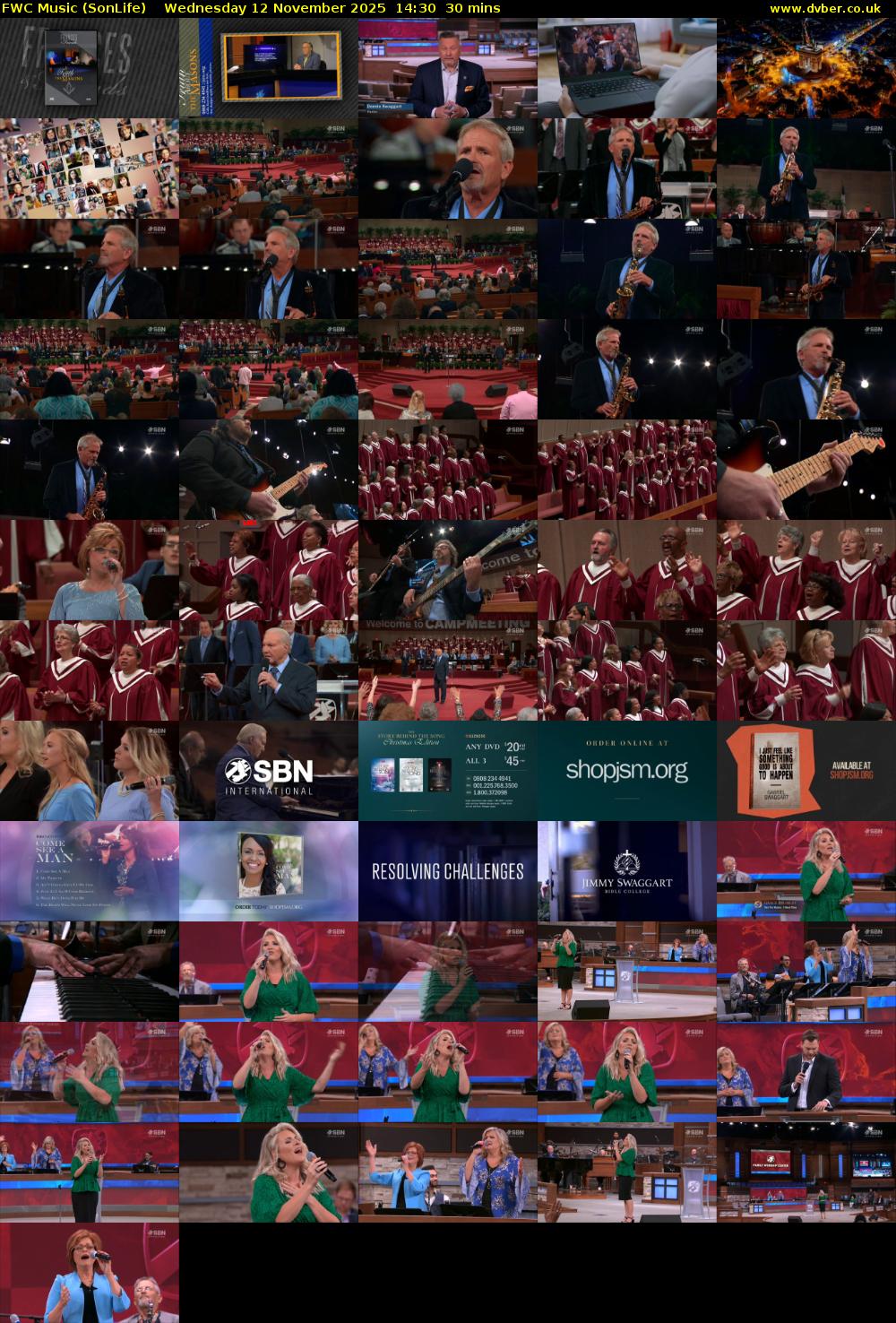 FWC Music (SonLife) Wednesday 12 November 2025 14:30 - 15:00