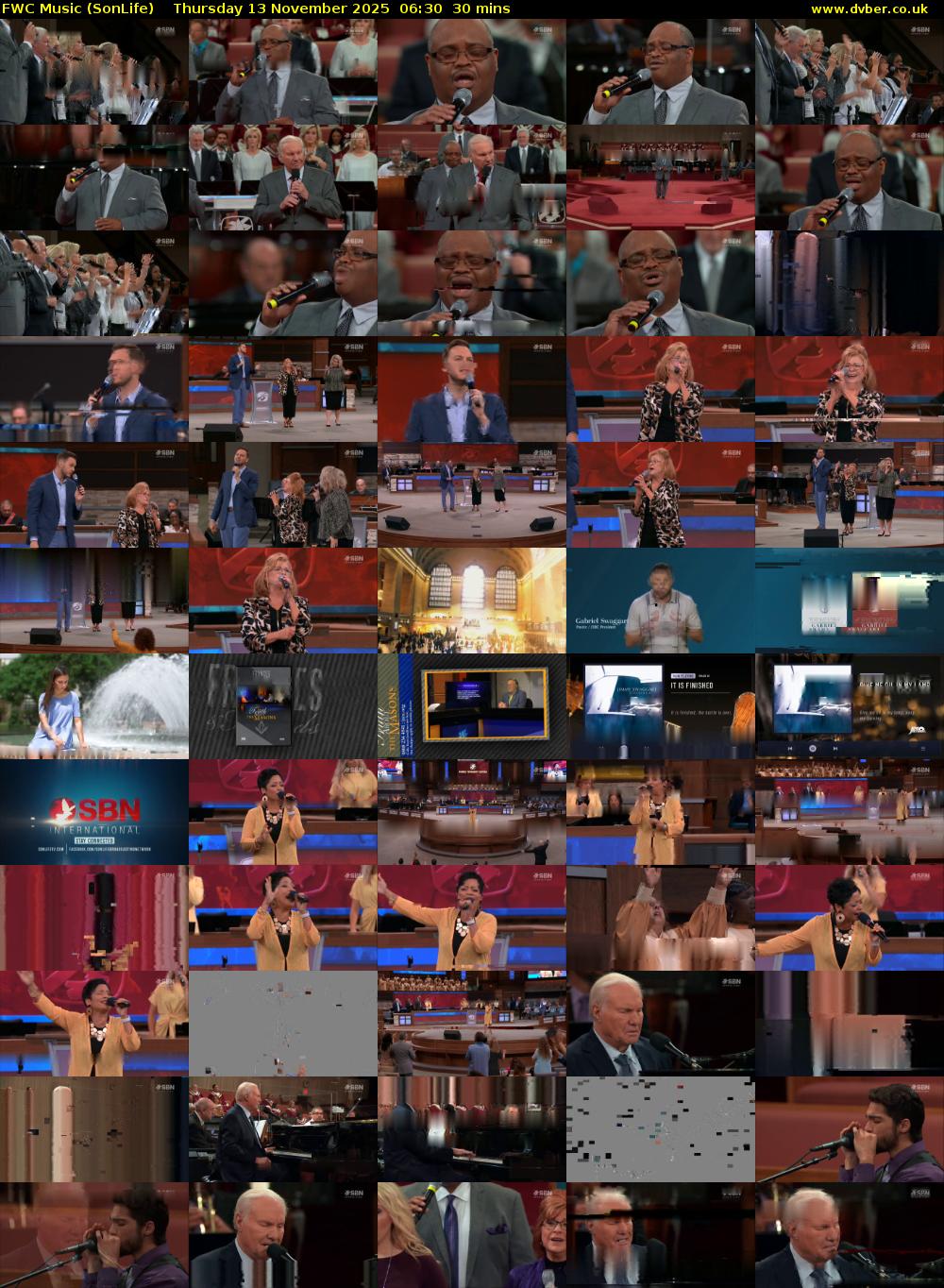 FWC Music (SonLife) Thursday 13 November 2025 06:30 - 07:00