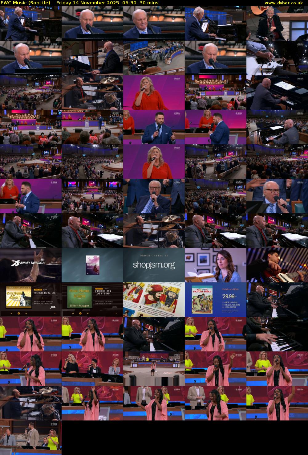 FWC Music (SonLife) Friday 14 November 2025 06:30 - 07:00