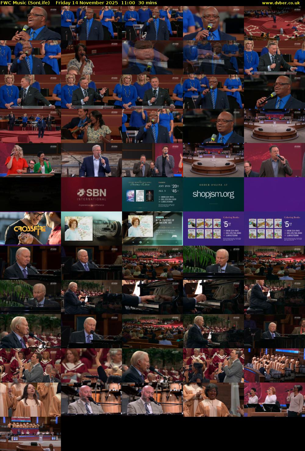 FWC Music (SonLife) Friday 14 November 2025 11:00 - 11:30