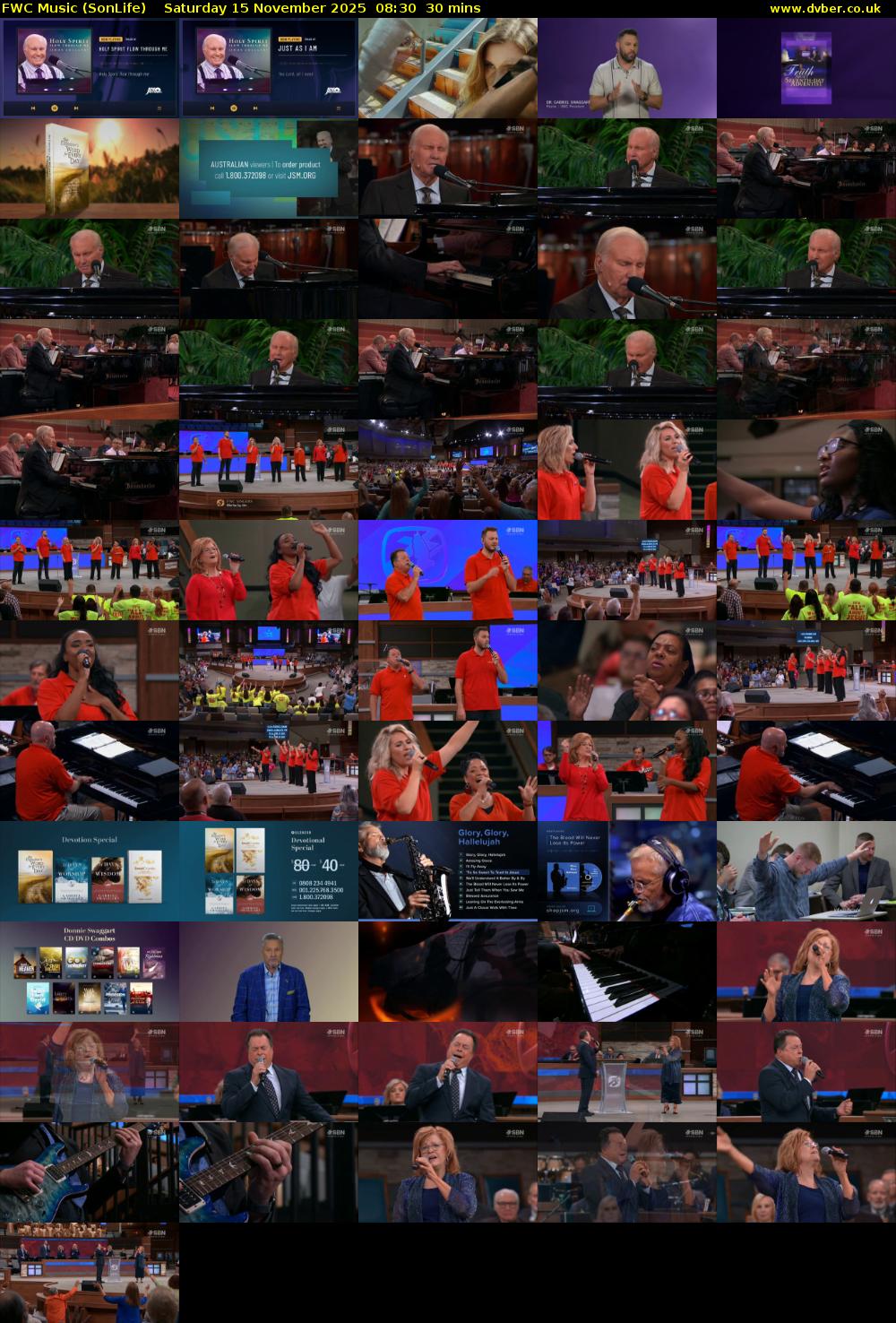 FWC Music (SonLife) Saturday 15 November 2025 08:30 - 09:00