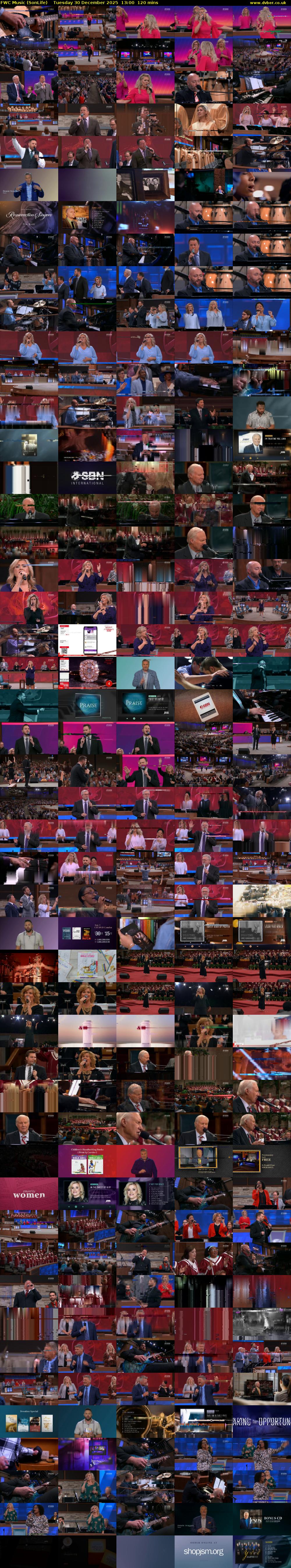 FWC Music (SonLife) Tuesday 30 December 2025 13:00 - 15:00