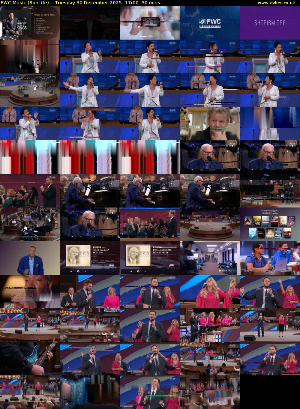 FWC Music (SonLife) Tuesday 30 December 2025 17:00 - 17:30