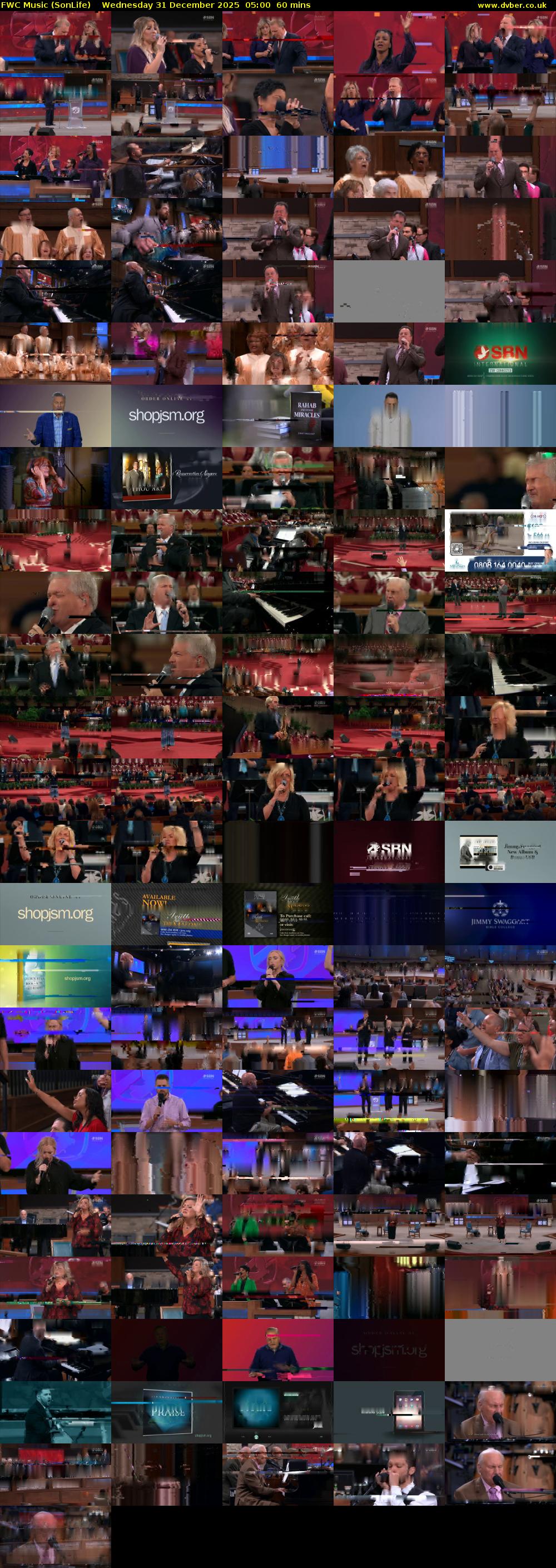 FWC Music (SonLife) Wednesday 31 December 2025 05:00 - 06:00