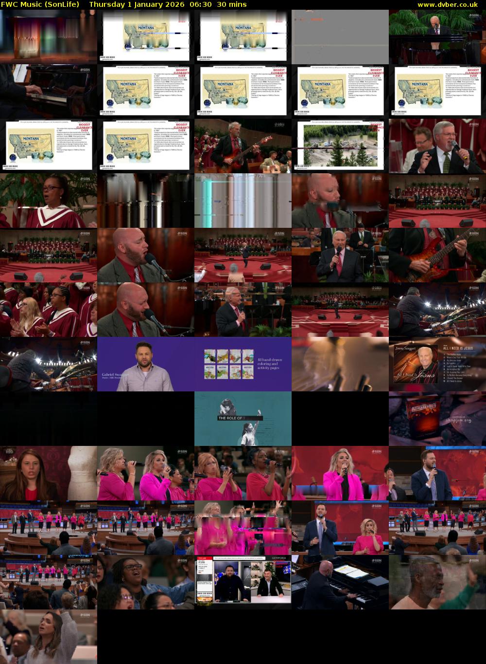 FWC Music (SonLife) Thursday 1 January 2026 06:30 - 07:00