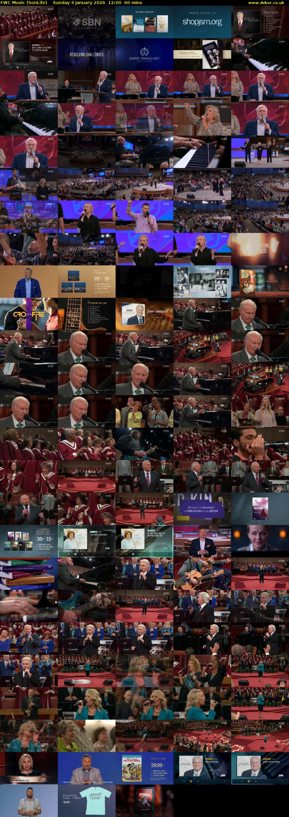 FWC Music (SonLife) Sunday 4 January 2026 12:00 - 13:00