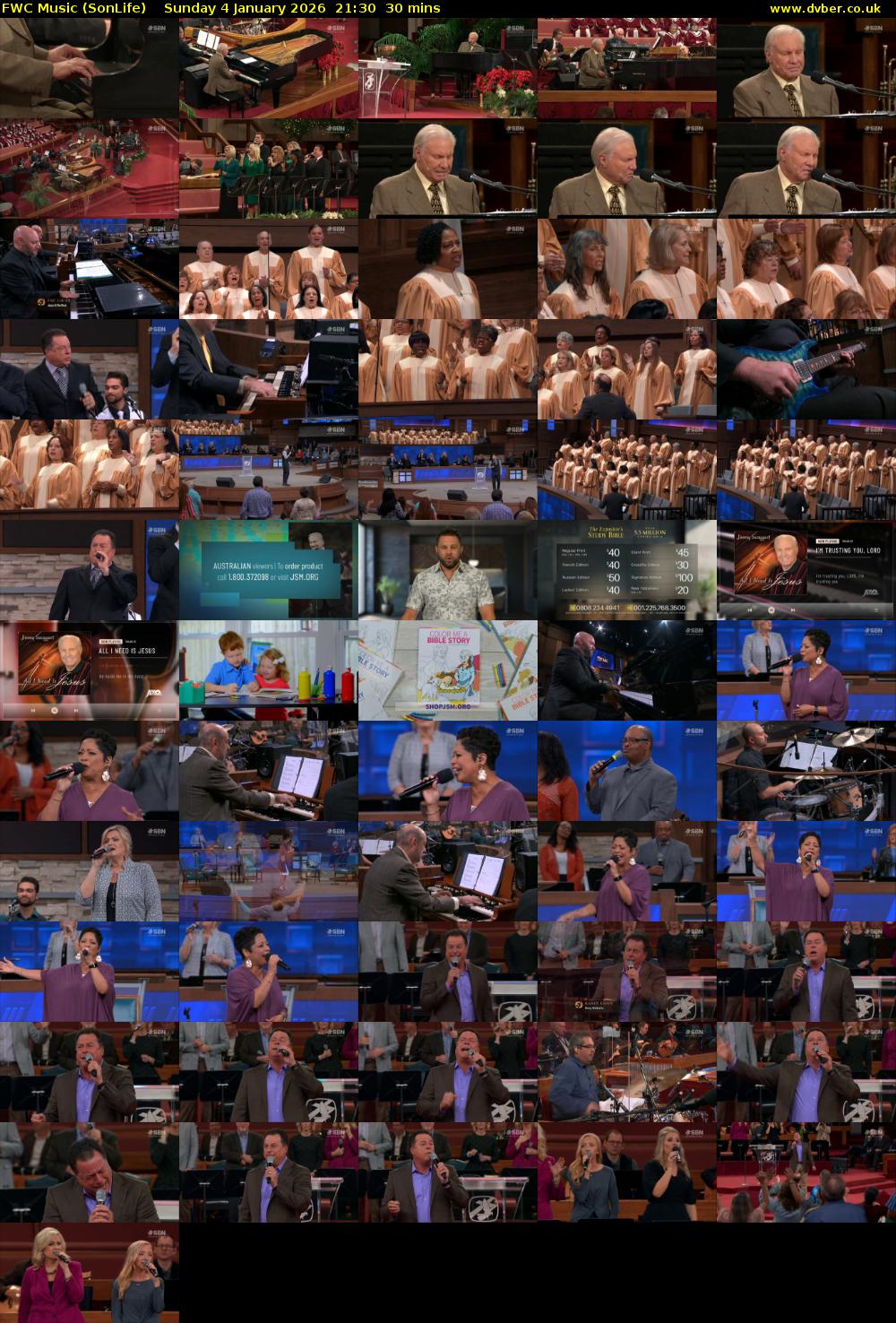 FWC Music (SonLife) Sunday 4 January 2026 21:30 - 22:00