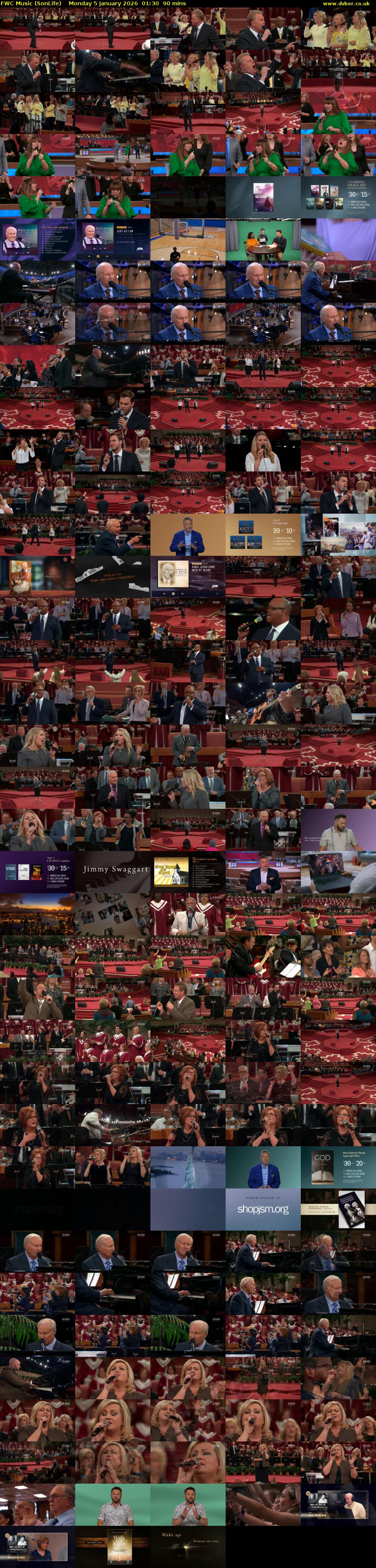 FWC Music (SonLife) Monday 5 January 2026 01:30 - 03:00