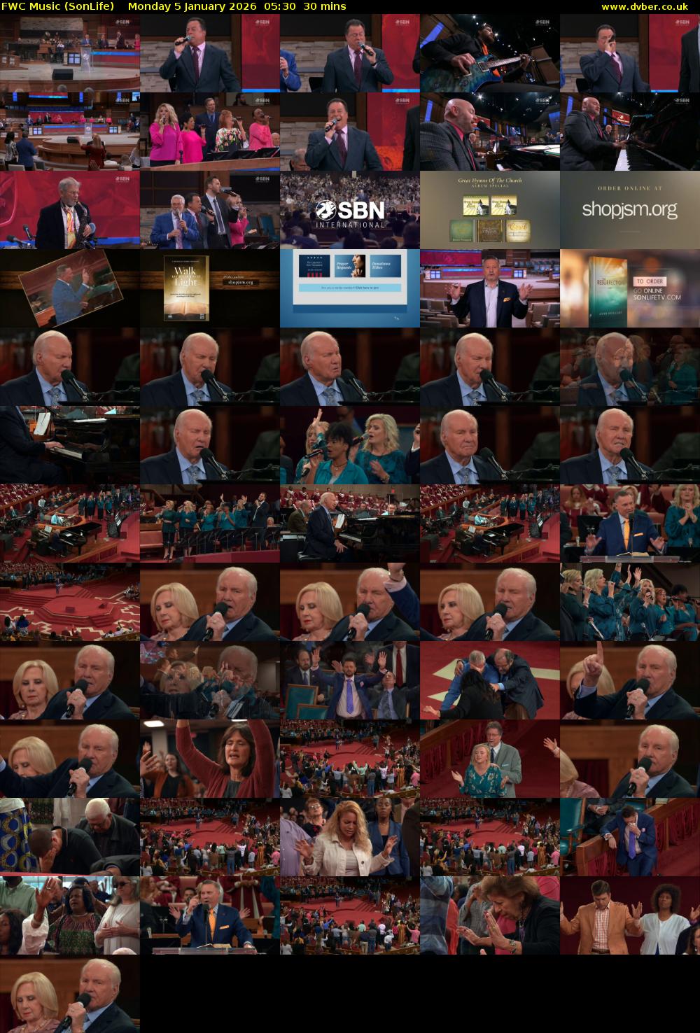 FWC Music (SonLife) Monday 5 January 2026 05:30 - 06:00