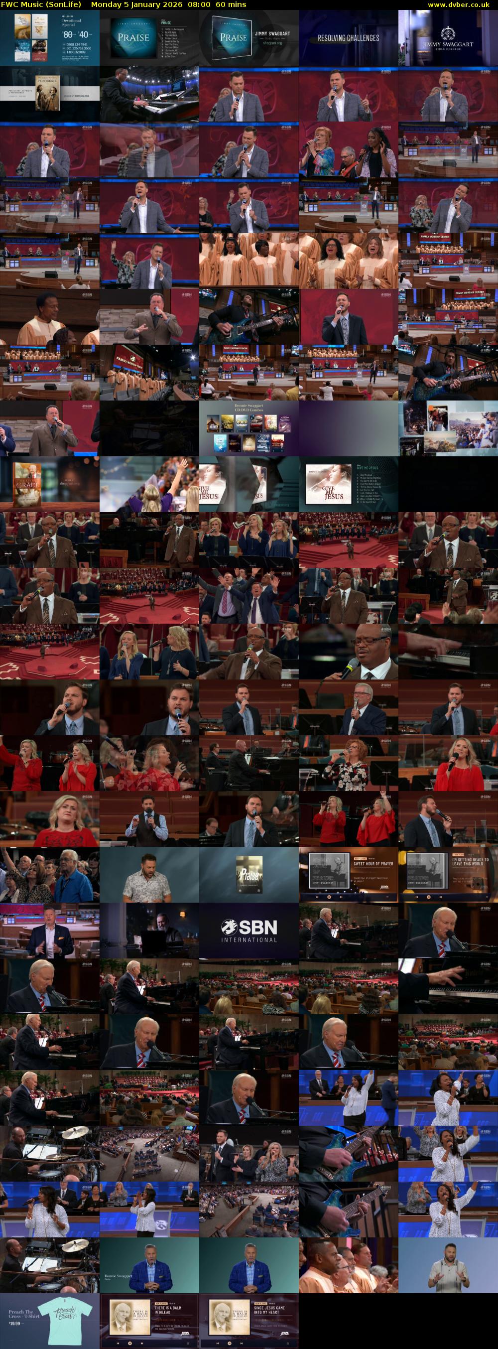 FWC Music (SonLife) Monday 5 January 2026 08:00 - 09:00