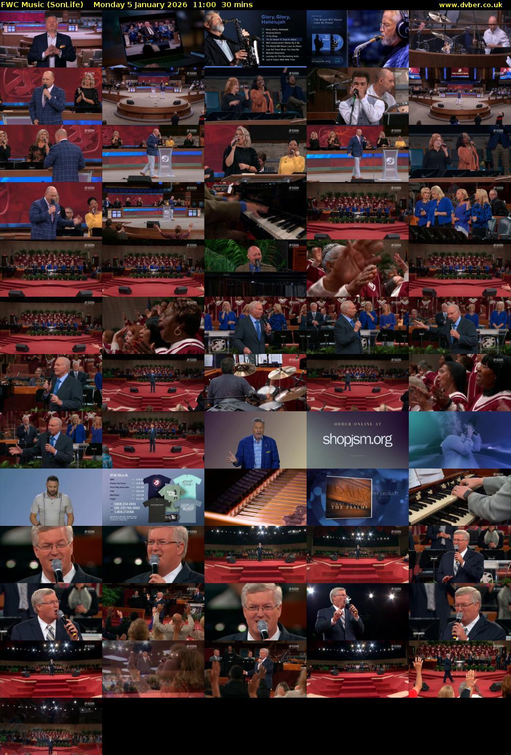 FWC Music (SonLife) Monday 5 January 2026 11:00 - 11:30