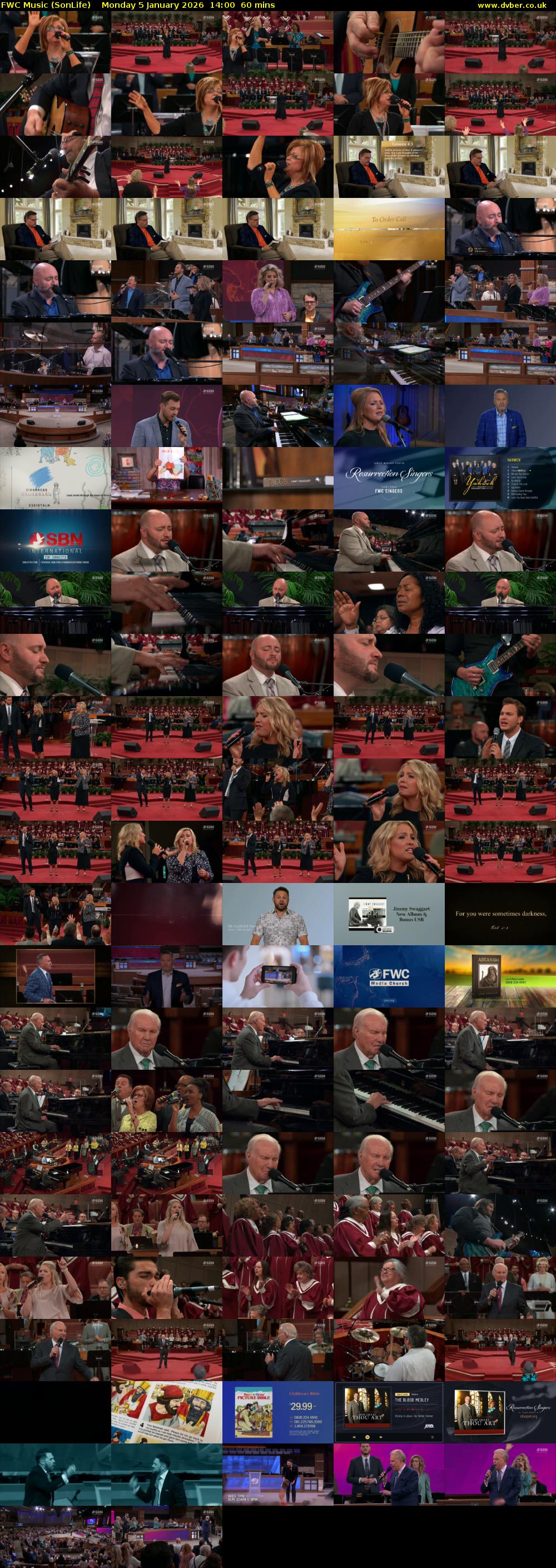 FWC Music (SonLife) Monday 5 January 2026 14:00 - 15:00