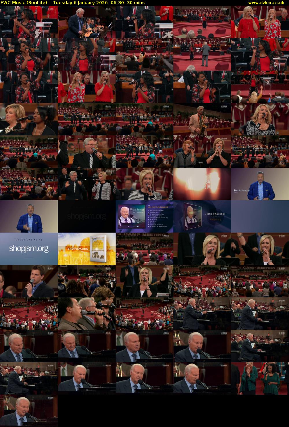 FWC Music (SonLife) Tuesday 6 January 2026 06:30 - 07:00