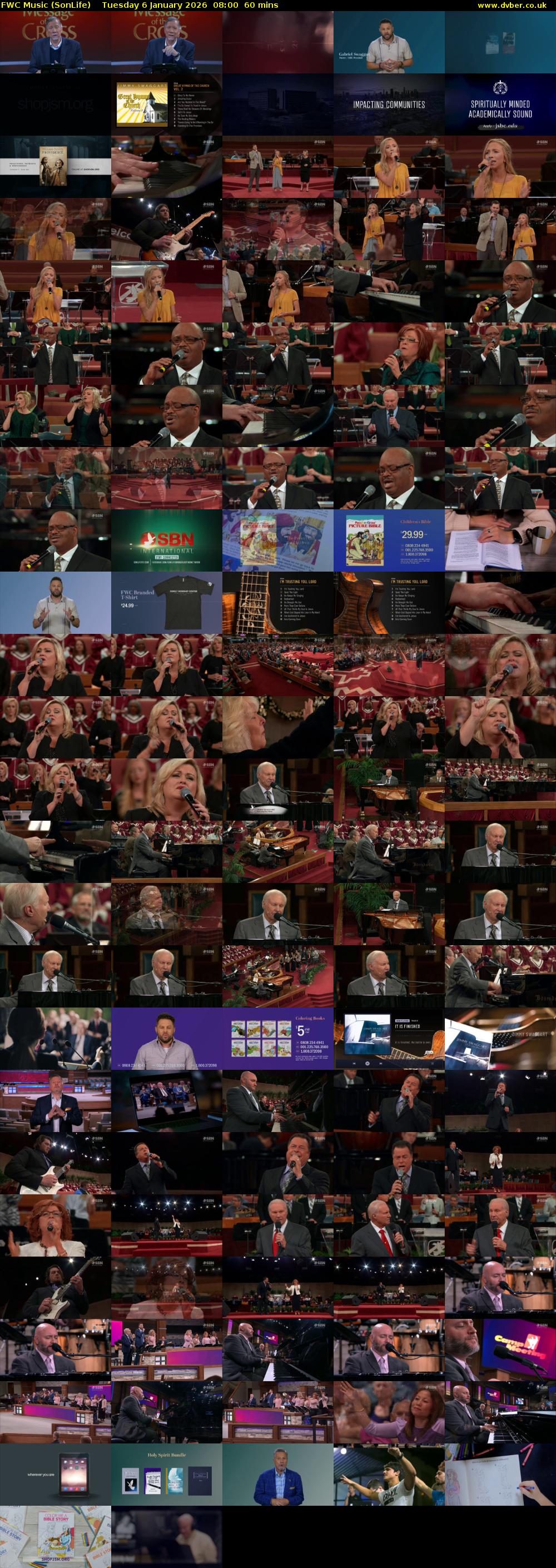 FWC Music (SonLife) Tuesday 6 January 2026 08:00 - 09:00