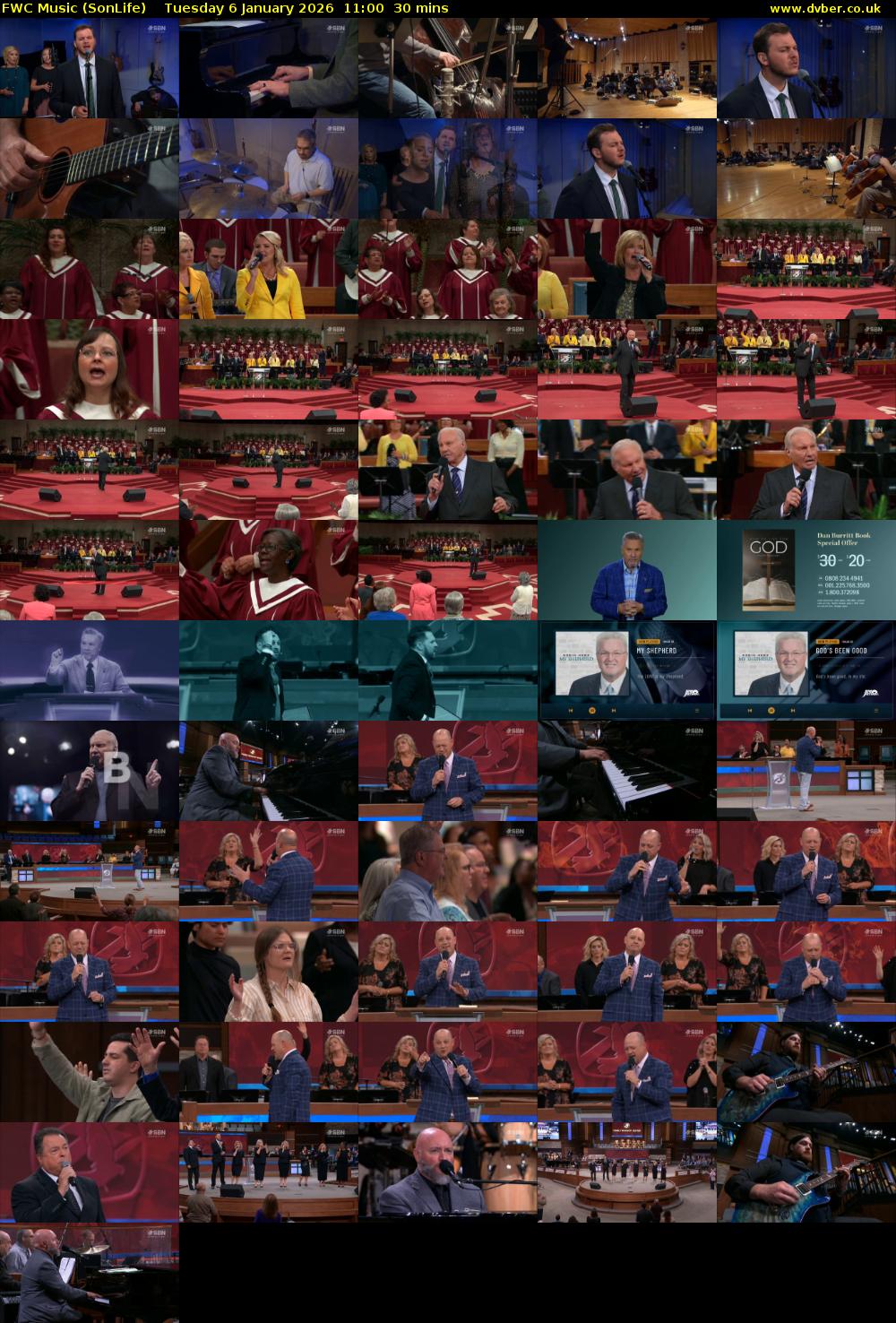 FWC Music (SonLife) Tuesday 6 January 2026 11:00 - 11:30