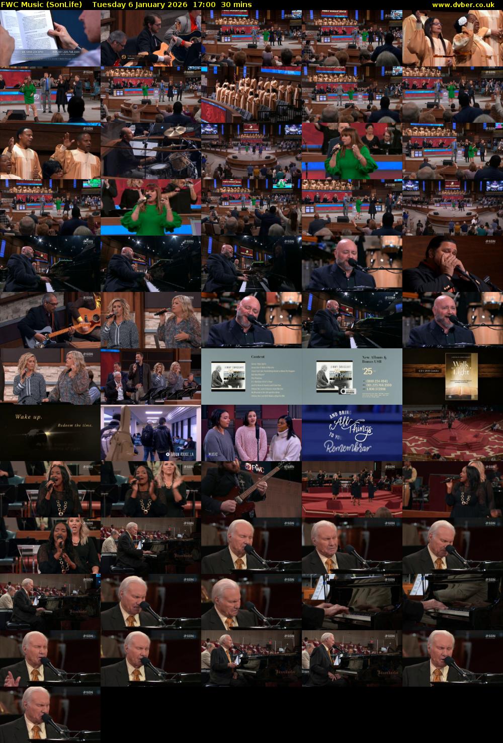 FWC Music (SonLife) Tuesday 6 January 2026 17:00 - 17:30