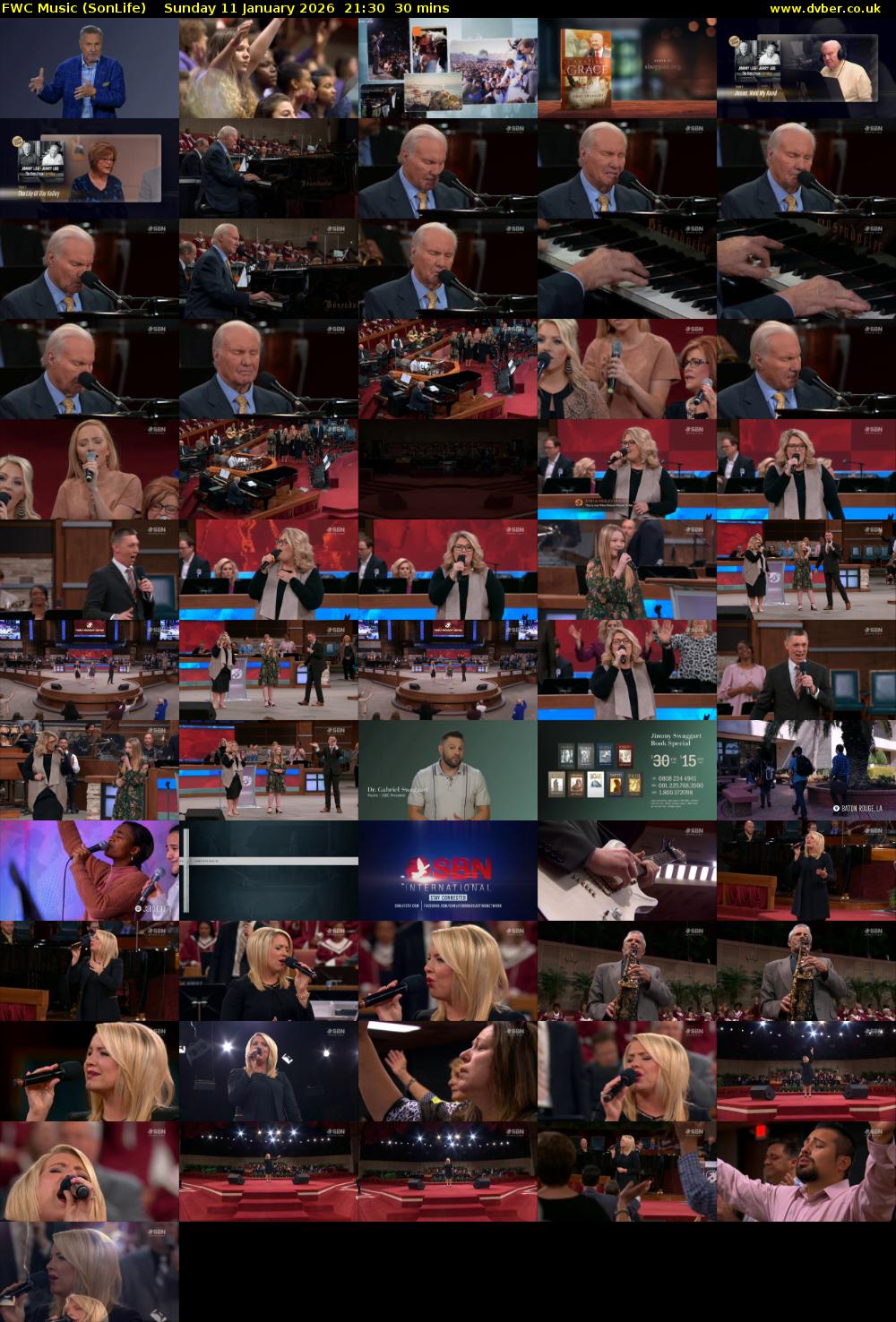 FWC Music (SonLife) Sunday 11 January 2026 21:30 - 22:00